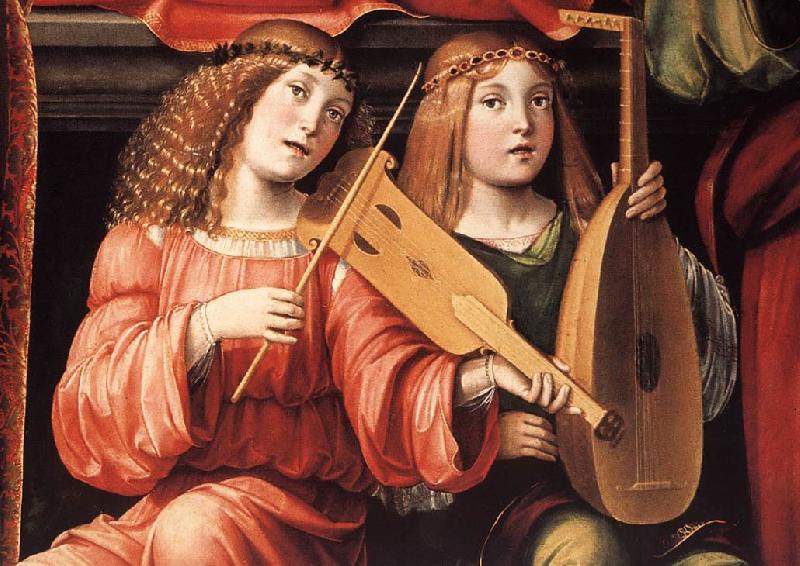 FRANCIA, Francesco Madonna and Saints (detail) gj France oil painting art